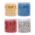 thumbnail image 4 of Cadena de perlas para decoración de árbol de Navidad, cadena de bolas navideñas colgantes de 8 metros de largo, caja de oro, plata, rojo y azul, 4 of 5