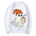 thumbnail image 5 of SDNall Halloween Sweatshirts for Women, Womens Halloween Tops, Hooded Sweatshirt Women, Womens Round Neck Halloween Printed Sweatshirt Long Sleeved Top Sweatshirt Hooded Sweatshirt, 5 of 5