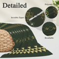 thumbnail image 3 of Dark Green Boho Throw Pillow Cover 20 x 36 Inch Decorative Pillow Cover Ethnic Tribe Striped Vintage Lumbar Pillowcase Seasonal Rectangle Cushion Case for Couch Sofa Bed Living Room, 3 of 9