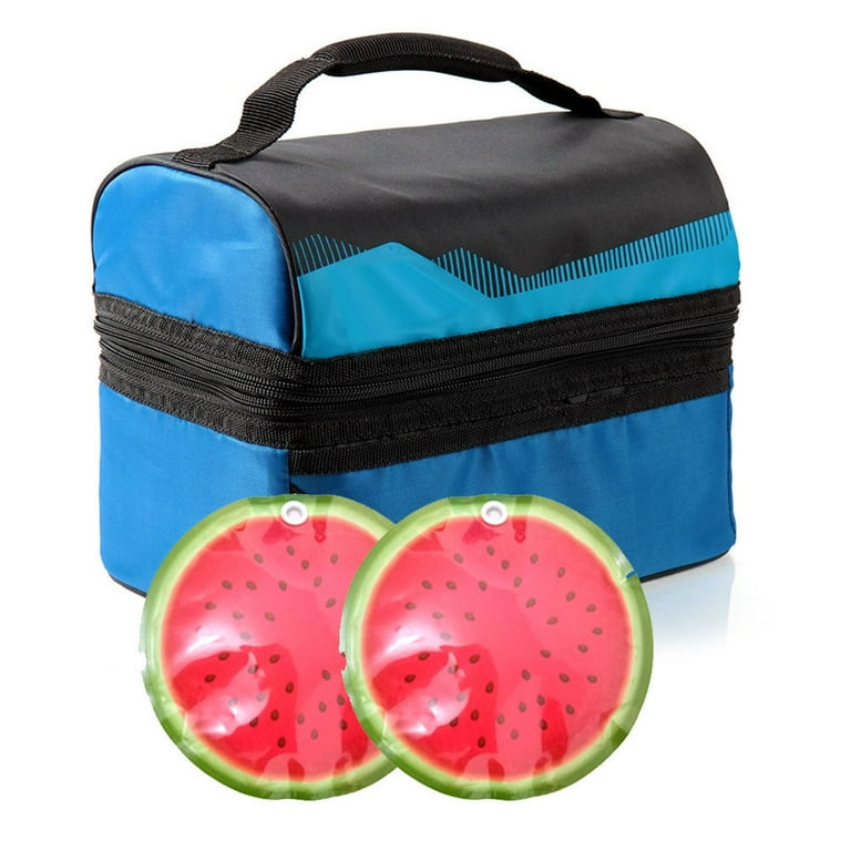 1 Reusable Fruit Ice Pack Cold Gel Lunch Box Pediatric Kids Care Therapy Relief, Size: 6.25, Red