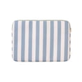 thumbnail image 2 of Papier To Go Zip Around Fabric Lap Top Case, Wavy Floral Lines, 15” x 10.6”, Blue, 2 of 4