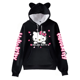 thumbnail image 5 of Sudadera con capucha con estampado de Hello Kitty de Sanrio Kawaii para mujer, ropa de otoño estilo Y2K, sudadera holgada informal de manga larga para hombre, 5 of 6