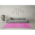 thumbnail image 3 of Ahgly Company Indoor Rectangle Abstract Pink Modern Area Rugs, 2' x 4', 3 of 4