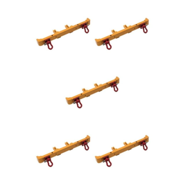 Dalazy RC Metal Rear Bumper with Shackles ZP1001 ZP1003 ZP1002 Accs RC for Car 1/10 Gold 141mm 5Set
