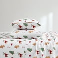 thumbnail image 4 of Printed Holiday 4pc Sheet Sets, Easy Care, Soft & Wrinkle-Resistant Bedding, Holiday Cookies - Queen Bed Size, 4 of 4