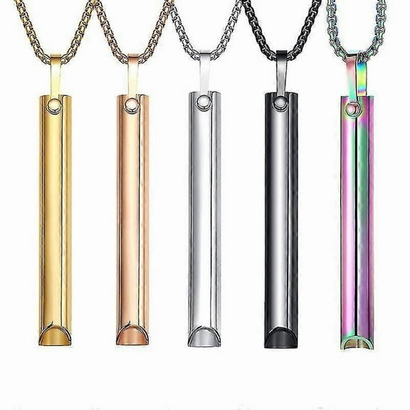 Quit smoking breathing necklace, anxiety relief necklace, e-cigarette necklace, breathing necklace, quit smoking aid-HD