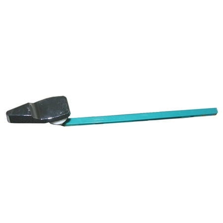 Plate Lever Handle - 04-1761 Toilet Flush Lever with Chrome Plated Handle, Blue Arm and Replacement for Mansfield, The product is Chrome, toilet flush lever By LASCO