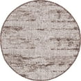 thumbnail image 2 of Unique Loom Outdoor Modern Collection Area Rug - Cartago (3' Round Brown/Ivory), 2 of 6