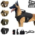 thumbnail image 2 of K9 Tactical Military Vest Pet German Shepherd Golden Retriever Tactical  Training Dog Harness and Leash Set For All Breeds Dogs ShopWise Round, 2 of 22