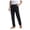 Black, variant on Large Casual Pants For Men Trendy Business Casual Pants For Spring Comfortable Straight Leg Solid Color Trousers Black 2XL