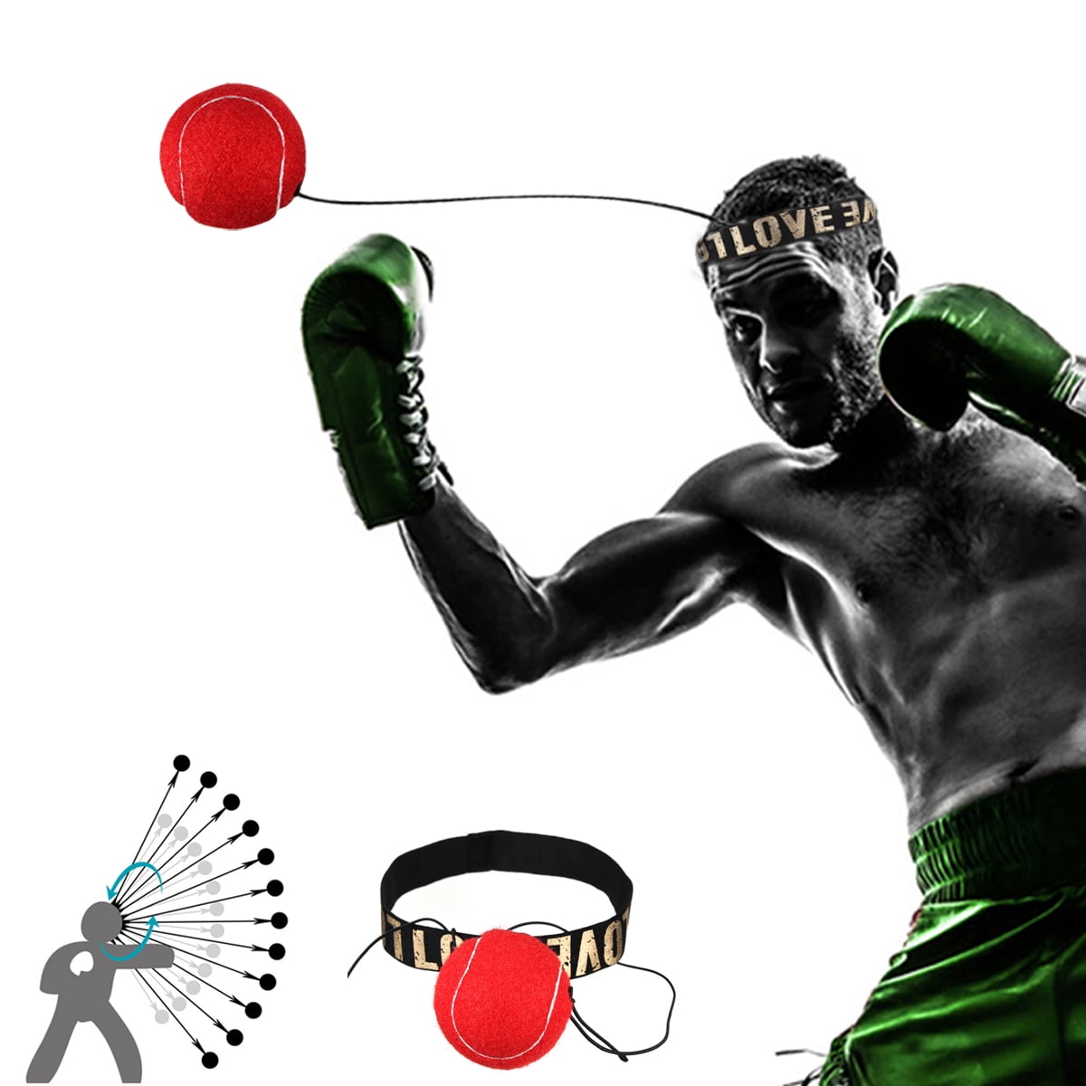 Boxing Training Boxing Ball Fight Ball & Head Band For reflection