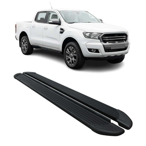 OMAC Running Boards Side Step for Ford Ranger Double Cab 2019-2023 Black 2Pcs