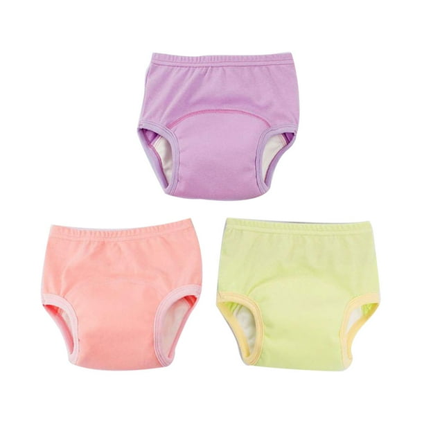 EeaseMX piezas de pantalones de entrenamiento para bebé de 120 cm, transpirables y lavables, de algodón puro.