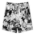 thumbnail image 3 of Boku No Hero Deku Midoriya Short Sweatpants Summer Daily Cozy Lounge Shorts 3D Printed Beach Shorts Sweatpants With Drawstring And Pockets, 3 of 7