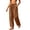 Yellow, variant on CHGBMOK Womens Cotton Linen Pants Baggy Boho Casual Palazzo Pants Wide Leg Long Lounge Trousers with Pockets