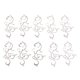 thumbnail image 2 of 10 Piezas de Adornos de de Imitación de Cristal para Proyectos de Artesanía de Joyería de Novia Y Dama de Honor DIY Plata Macarena Joyas para el cabello de cristal Joyas, 2 of 8
