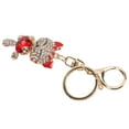 thumbnail image 3 of Key Chains, Small Compact Metallic Luster Cute Vivid Shiny Rhinestones Zinc Alloy Metal Key Chains  for School Bags for Backpacks, 3 of 7