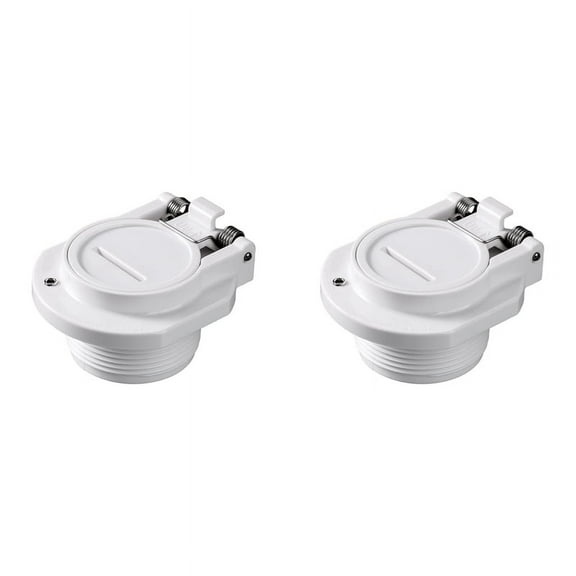 2X W400BWHP Vacuum Lock, Free Rotation Pool Vacuum Adapter for Hose Pool Cleaner Wall Fitting
