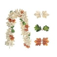thumbnail image 3 of Eoozwa Fall Maple Leaf Garland 68.9" Fall Artificial Garlands White Pumpkins Vines Decorations for Home Outdoor Thanksgiving Fireplace, 3 of 6