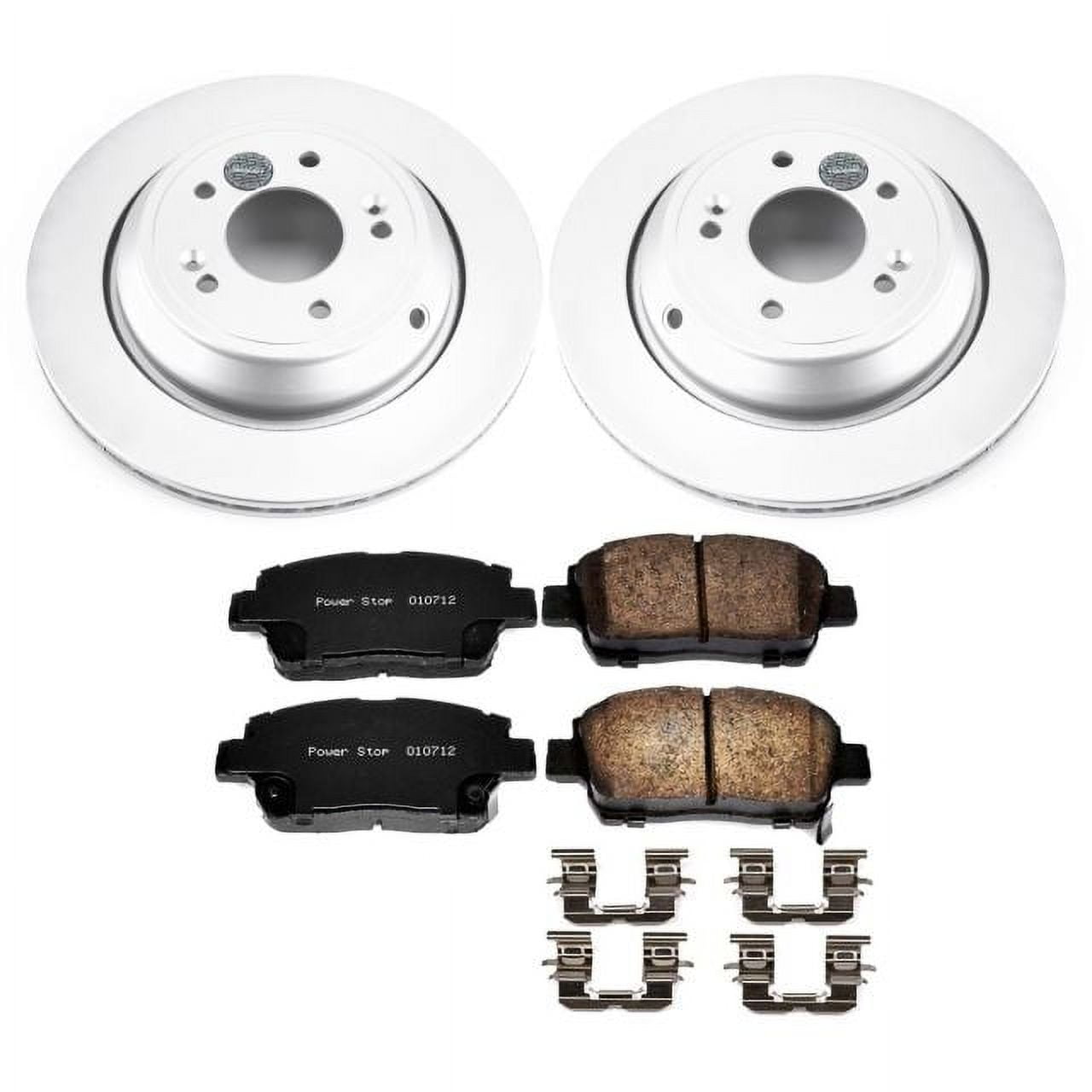 PowerStop Front Geomet Coated Brake Rotor and Pad Kit Fits: SCION Select Models CRK6098