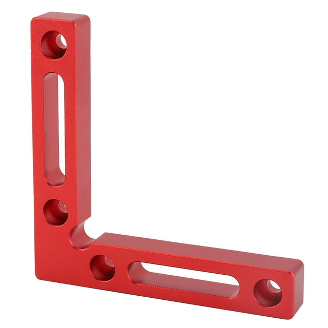 Mikrokos Abrazadera de Esquina en Forma de L - Abrazadera de Esquina en Forma de L de aleación de Aluminio Herramienta de carpintería de Soldadura en ángulo Recto de 90 ° para Madera y Metal