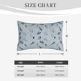 thumbnail image 4 of Picia Shells And Sand Pattern Plush Pillow Case – Soft and Cozy Cushion Cover, Hypoallergenic Throw Pillow Case for Home Decor-20"x30", 4 of 6