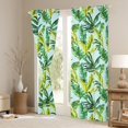 thumbnail image 3 of Castle Fairy Tropical Leaves Black Out Curtains for Teens,Vintage Aesthetic Curtains Pack of 2 (42x63 Each),Botanical Plants Bedroom Curtains,Super Cozy Room Decor, 3 of 6