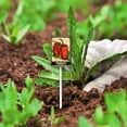 thumbnail image 5 of Yjiankangz Aluminium Yard Sign Peppers Vegetable Garden Sign 4.6x6inch Outdoor Natural Retro Metal Signs Plant Markers And 12.8" Stake Kit, 5 of 7