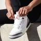 thumbnail image 1 of Ni - ke OG Air JORDAN 3 Retro Wht Cmnt FireRed BLK REIMAGINED Ni - ke DN3707-100 MENs US 18, 1 of 5