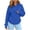 Blue, variant on felwors Women's Oversized Pullover Pet Carrier Hoodie Cotton Blend Fleece Sweatshirt with Kangaroo Pocket Casual Navy for Size XXXXL