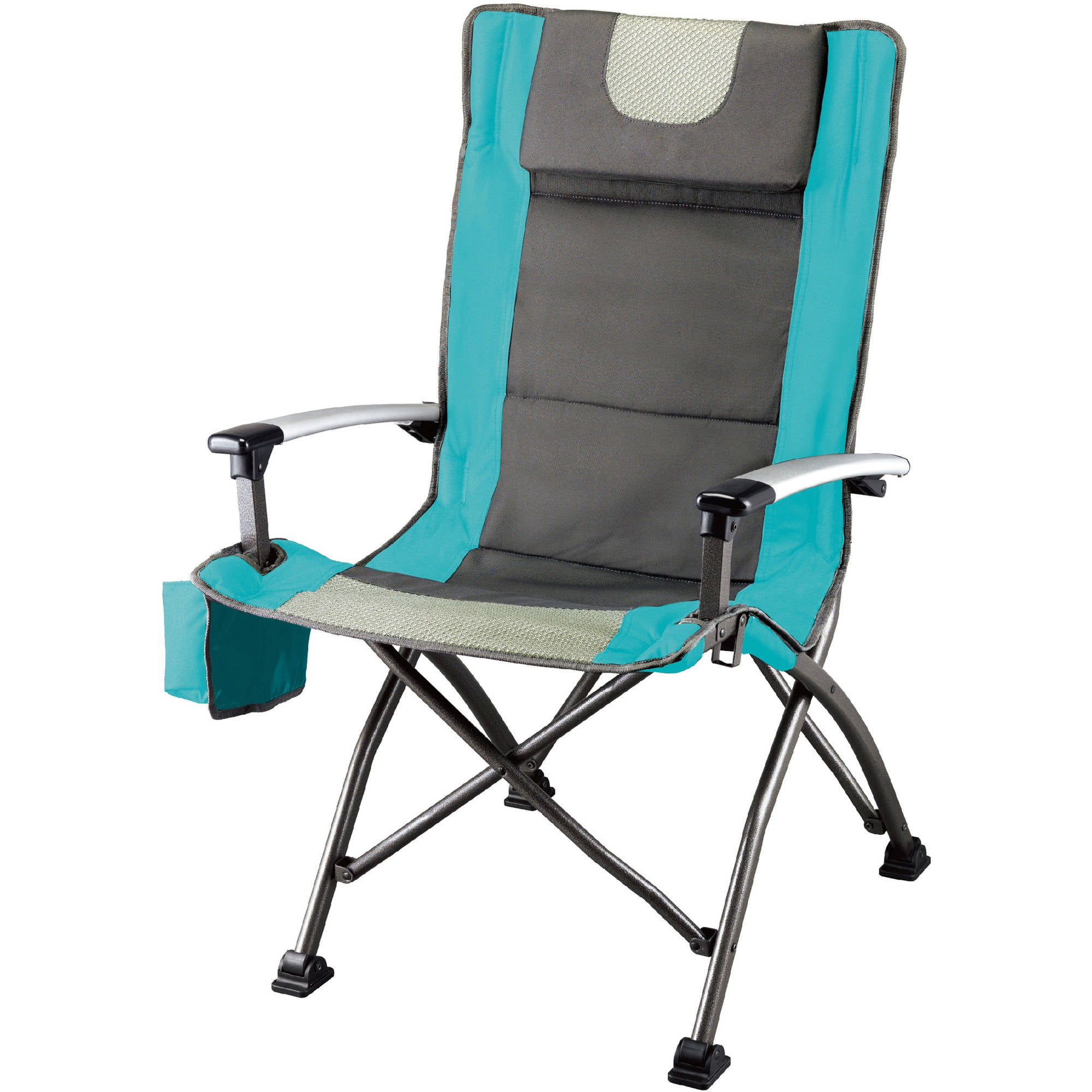 Ozark Trail Ultra High Back Folding Quad Camp Chair Walmart inside High Back Folding Chair