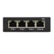 thumbnail image 4 of 4 Puertos Gigabit POE Extender 100/1000M Network Switch IEEE802.3Af/At Plug&Play para PoE NVR IP Camera AP, 4 of 5