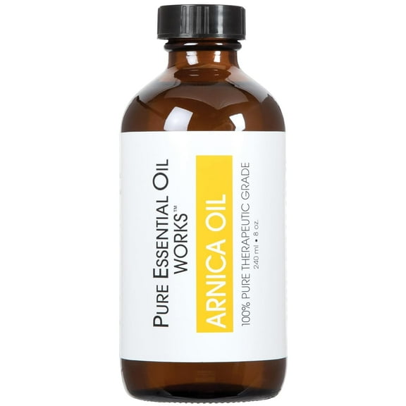 Pure Essential Oil Works Arnica Oil, 100% Pure, Natural, Paraben-Free, 8 Ounces