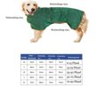 thumbnail image 2 of Albornoz de microfibra para perros, toalla con forma de pata, toalla para perros con correa ajustable, albornoz para mascotas con cierre de velcro, abrigo de albornoz para perros, 2 of 6