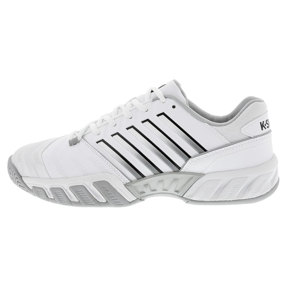 K-Swiss Men`s Bigshot Light 4 Tennis Shoes White and High-Rise ( 9