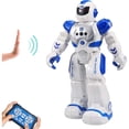 thumbnail image 1 of Rc Robot for Kids with Intelligent Programming, Infrared Controller, Dancing, Singing, Moonwalking, Led Eyes & Gesture Sensing, 1 of 6