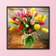 thumbnail image 5 of (3) Hilo Algodón Ecológico 11CT Impresión 3 Hebras 50*50CM Kit Serie Flores Punto Cruz (manual en Inglés) SZX133, 5 of 9