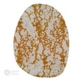 thumbnail image 4 of 10X10 Wool Rug, Cream and Yellow Color, Living, Bedroom, Oval Carpet, Geometric Carpet, Hand Tufted Rugs, 4 of 7