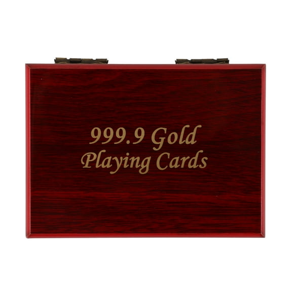 Playing Cards Wooden Box Tableware Portable Air Conditioner Gadgets Brown