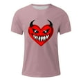 thumbnail image 4 of Blusas y camisas de manga corta y cuello redondo para hombre. Blusas/camisetas de manga corta con cuello redondo y estampado de Halloween para hombre. Blusa para hombre., 4 of 4