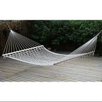 Hammock Hanging Chair Air Deluxe Outdoor Chair Solid Wood 250lb Tan - Walmart.com