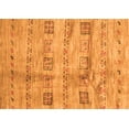 thumbnail image 1 of Ahgly Company Indoor Rectangle Abstract Orange Contemporary Area Rugs, 7' x 9', 1 of 1