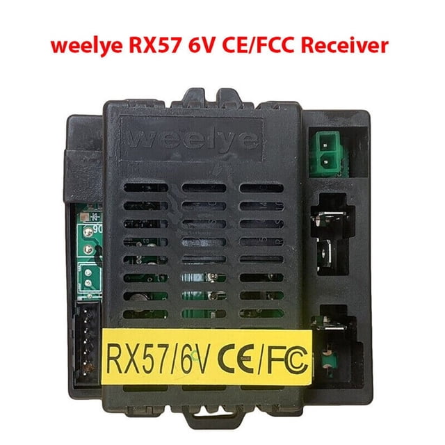 Receptor Weelye RX57 de 6 V y 12 V, transmisor Bluetooth 2,4 G para coche eléctrico para niños con certificación CE/FCC