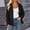 Black plus size zip up hoodie a1, variant on Women Plus Size Fall Winter Long Sleeve Zip Up Hoodie Jackets Collared Warm Solid Casual Outwear Coats with Pockets Fashion Coat, Gray S