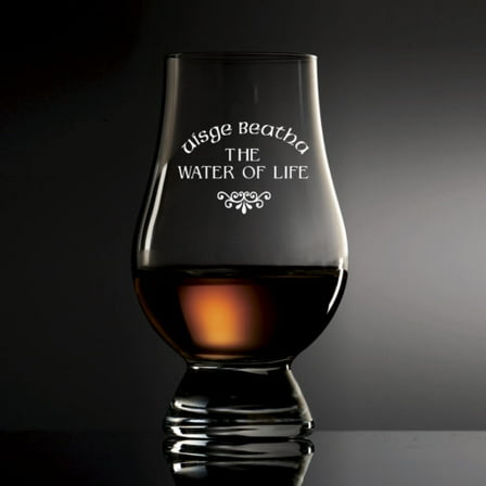 GLENCAIRN UISGE BEATHA THE WATER OF LIFE SCOTCH WHISKY TASTING GLASS