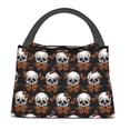 thumbnail image 1 of Disketp Butterfly Skull Bolsa Térmica Estampada, Bolsa Térmica Aislante para Almuerzo, Playa y Campamento, 1 of 6