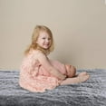 thumbnail image 2 of Soft Shaggy Fuzzy Throw Blanket - Fluffy Snuggly Faux Fur Blankets - Warm Cozy Plush Sherpa Blanket for Couch Sofa Bed Photo Props Home Decor,(60x50 Inches) Grey, 2 of 6