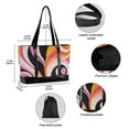 thumbnail image 2 of FORMRS Laptop Tote Bag for Women with 15.6" Computer Compartments Handbag, Swirling Circles, 2 of 7