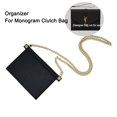 thumbnail image 4 of Kit de conversión personalizado apto para bolso de mano tipo sobre con monograma YSL, organizador con solapa y forro interior tipo bandolera con cadena de 120 cm, 4 of 5