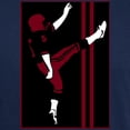thumbnail image 3 of CafePress - FOOTBALL *18* {Crimson} Dark T Shirt - Men's Classic Graphic Cotton T-Shirt, 3 of 4